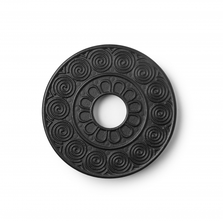 Suport ceainic Ibili-Oriental, fonta, 16x1.5 cm, negru [1]