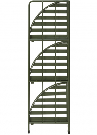 Suport de colt pliabil pentru flori Excellent Houseware, metal, 42x30x90 cm, verde [1]