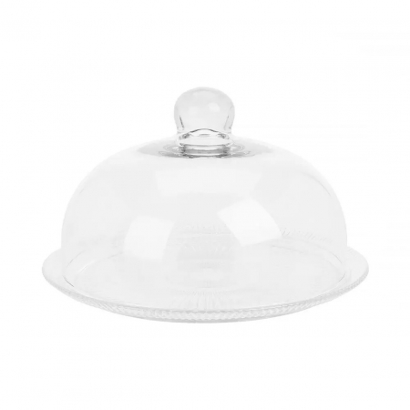 Suporturi prajituri - Suport pentru tort Excellent Houseware, sticla, 30x17 cm, transparent