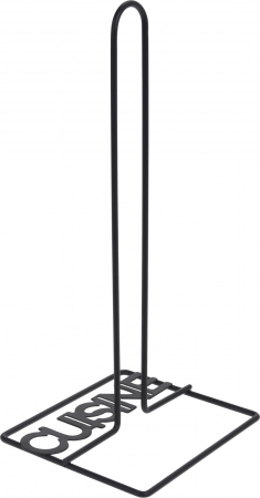 Suport servetele - Suport rola prosoape bucatarie Excellent Houseware, metal, 13x15.5x30 cm, negru