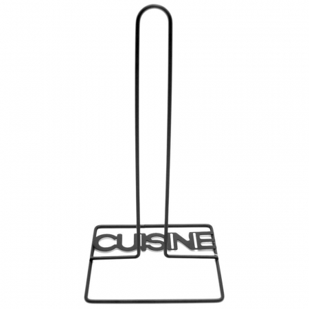 Excellent Houseware kitchen towel roll holder, metal, 13x15.5x30 cm, black [3]