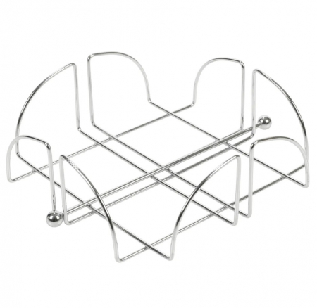Suport servetele - Suport servetele Excellent Houseware, otel cromat, 19x19x6 cm, argintiu
