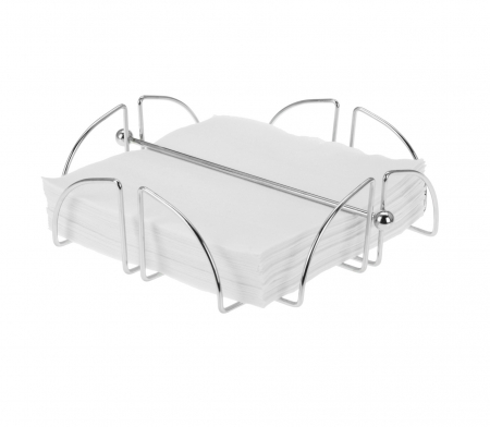Suport servetele Excellent Houseware, otel cromat, 19x19x6 cm, argintiu [1]
