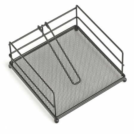 Suport servetele - Suport servetele Zeller, metal, 17.3x17.3x9 cm, negru