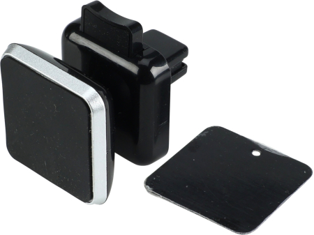 Iluminat, Electrice & Accesorii - Suport telefon cu magnet Excellent Houseware, silicon/fier, 3.2x3.2x4.7, negru