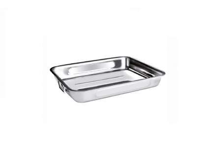 Cookware - Ibili-Classic baking tray, stainless steel, 30x22x6 cm, silver