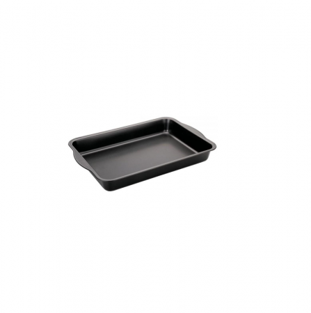 Tava copt Ibili-Moka, otel carbon, 28x18x4 cm, negru [1]