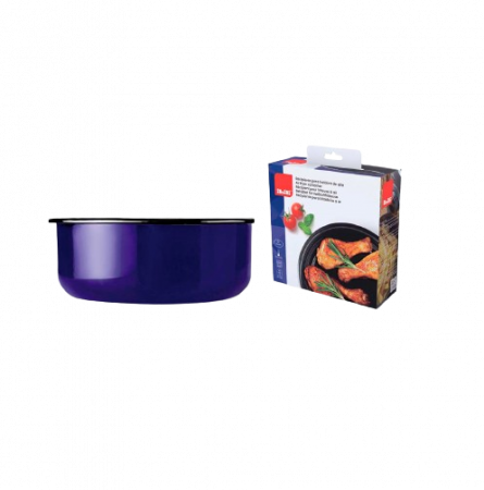 Ibili baking tray, enameled steel, 20 cm, blue [1]