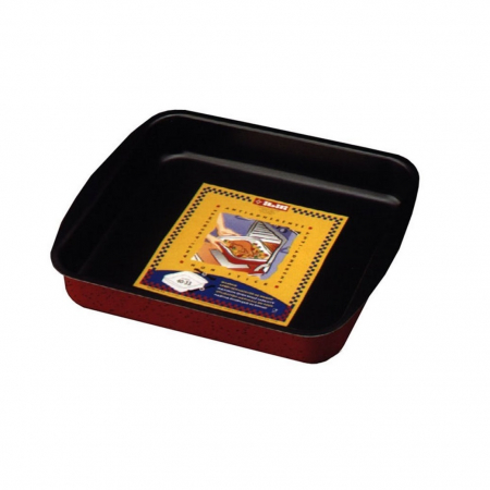 Vase pentru gatit - Tava copt Ibili-Venus, aluminiu, 40x33x7 cm, 7.5 l, rosu