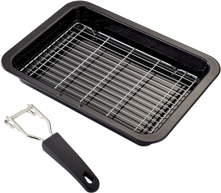 Judge Essentials grill tray, granite, 35x25x5 cm, black/silver [2]