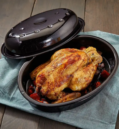 Tava cuptor Judge, granit, 33x25x11 cm, negru [1]