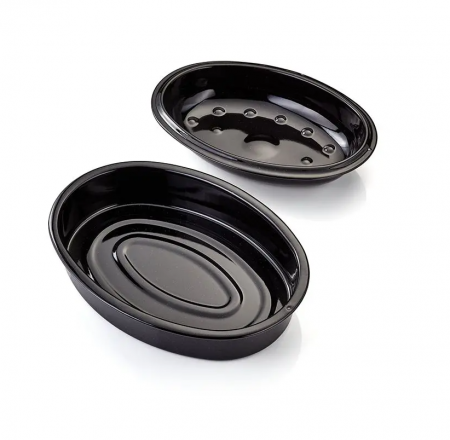 Tava cuptor Judge, granit, 33x25x11 cm, negru [2]