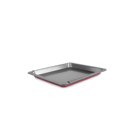 Ibili-Karamel extendable baking tray, carbon steel, 38-51x33x3.2 cm, red/black [1]