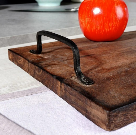 Tava servire Excellent Houseware, lemn de mango, 40x21 cm, maro [1]