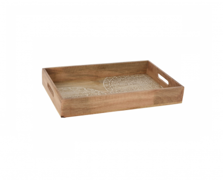 Articole pentru servire - Tava de servire Excellent Houseware din lemn de mango maro