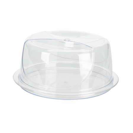 Articole pentru servire - Tava servire prajituri Excellent Houseware, polipropilena, 34x15 cm, transparent