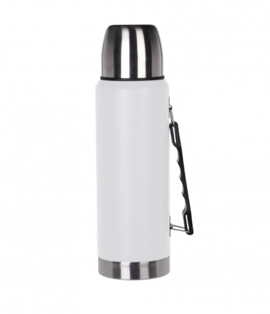 Thermos - Excellent Houseware double-walled thermos, stainless steel, 9.3x30.5, 1000 ml, white
