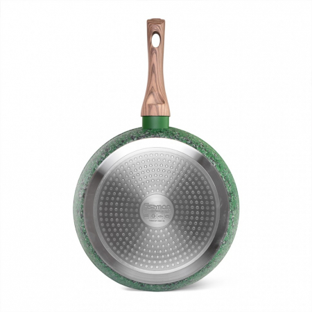 Fissman-Malachite deep frying pan, aluminum, 28x7 cm, green/brown [2]