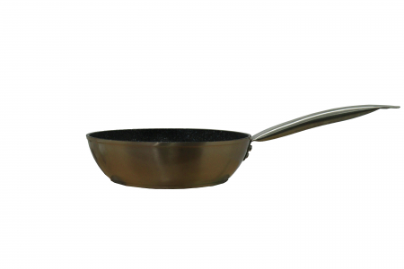 Deep - Ibili-Natura Copper deep frying pan, aluminum/copper, copper