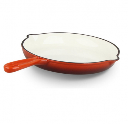 Carl Schmidt Sohn-Xanten frying pan, cast iron, 26x5.2 cm, red/white [1]