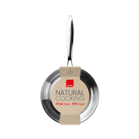 Tigaie cu 3 straturi Ibili Triply Natural, otel inoxidabil/aluminiu, 28x5.4 cm, argintiu [3]