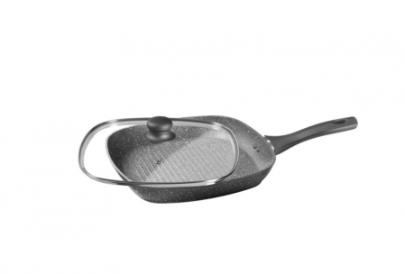 Grill - Tigaie grill Carl Schmidt Sohn-Emden, aluminiu, 28 cm, gri