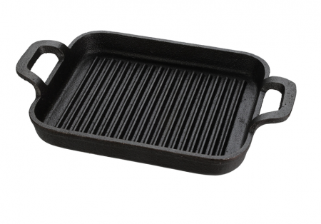 Tigaie grill Vaggan, fonta, 20x18x3 cm, negru [0]