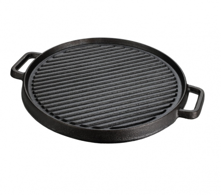 Cookware - Vaggan grill pan, cast iron, 30x2 cm, black