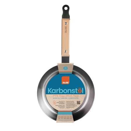 Ibili Karbonsteel frying pan, carbon steel, 32 cm, silver/brown [3]