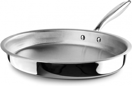 Ibili-Triply Natural frying pan, stainless steel/aluminum, 34x23x4.7 cm, silver [1]