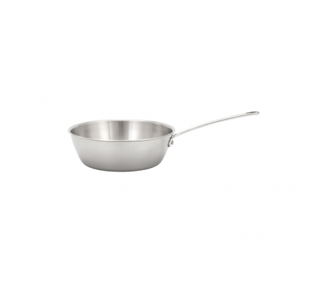 Cookware - Stellar Eclipse deep frying pan, stainless steel/aluminum, 24 cm, silver
