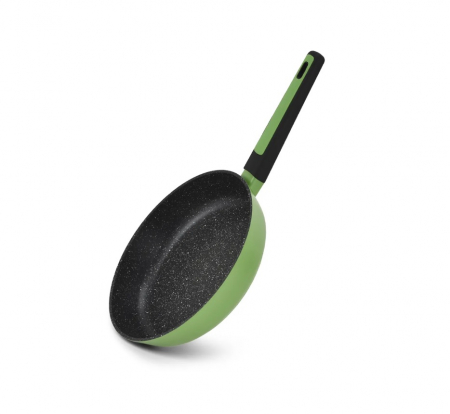 Kitchen - Fissman-BOOM universal pan, aluminum, 24x5.3 cm, green