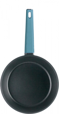 Universal - Ibili-Classe Titanium universal pan, aluminum, 24x5.5 cm, black/blue