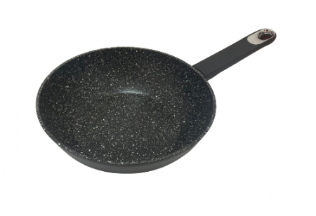 Tigaie wok Carl Schmidt Sohn-Marburg+, aluminiu, 24x7 cm, negru [0]