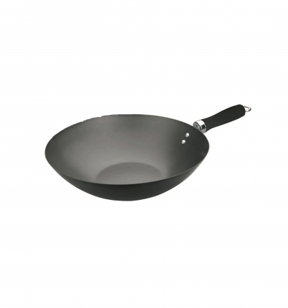 Tigaie wok Ibili-Moka, otel, 30x8 cm, negru [0]