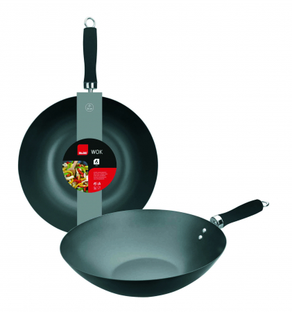 Tigaie wok Ibili-Moka, otel, 30x8 cm, negru [1]
