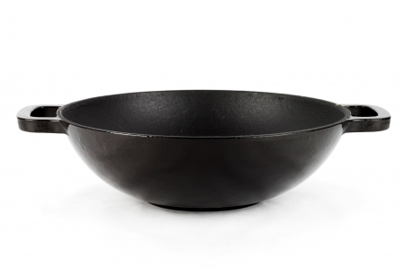 Tigaie wok Magefesa-Ferro Eco, fonta, 30x9 cm, negru [0]