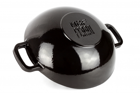 Tigaie wok Magefesa-Ferro Eco, fonta, 30x9 cm, negru [3]