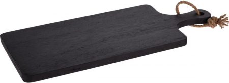 Tocatoare de bucatarie - Tocator Koopman, lemn, 50x25x2 cm, negru