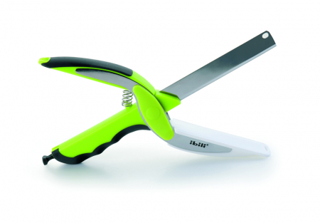 Ibili-Easycook vegetable chopper, stainless steel/plastic, 25 cm, green [1]