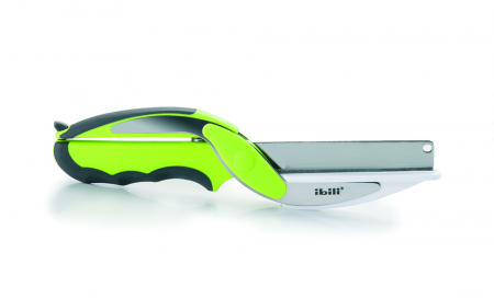 Cooking utensils - Ibili-Easycook vegetable chopper, stainless steel/plastic, 25 cm, green
