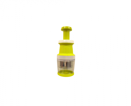 Tocator legume Ibili-Kitchen Aids, otel inoxidabil/plastic/silicon, 8.7x23 cm, alb/verde [2]