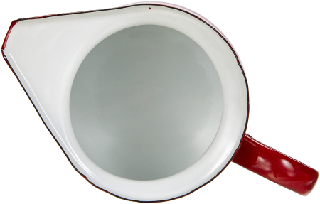 Ibili Roja Vintage Milk Pitcher, enameled steel, 0.5 L, red [1]