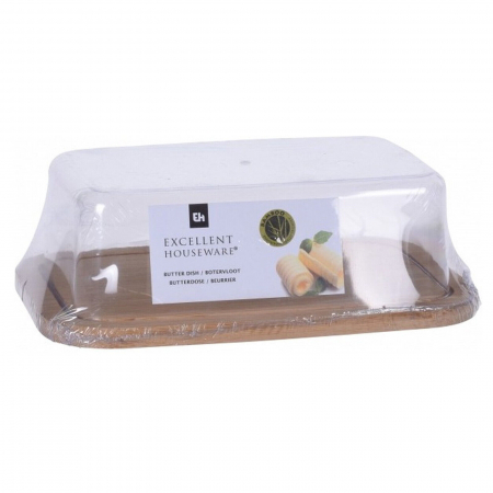 Untiera Excellent Houseware, bambus/plastic, 19x12.5x6 cm, maro [2]