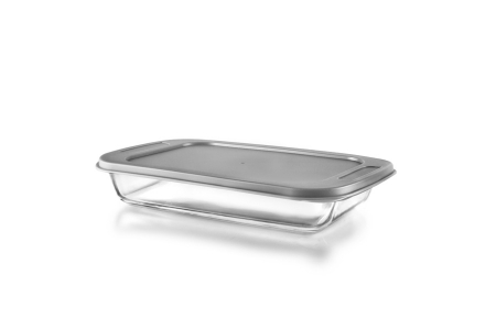 Tavi copt - Vas cuptor Ibili, sticla borosilicata, 30.5x18.6x5.3 cm, 1.6 l, transparent