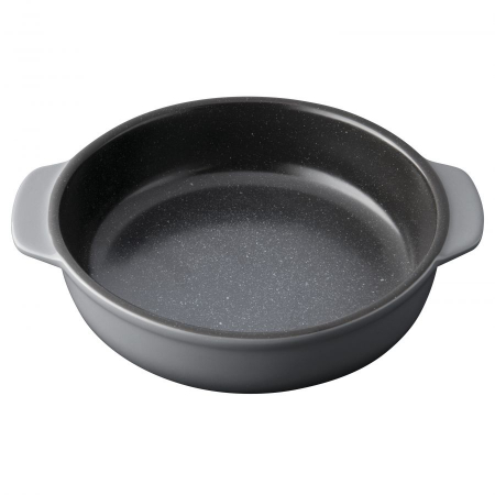 Tavi copt - Vas de copt BergHOFF-Gem, 24.5x21x5.5 cm , ceramica, negru