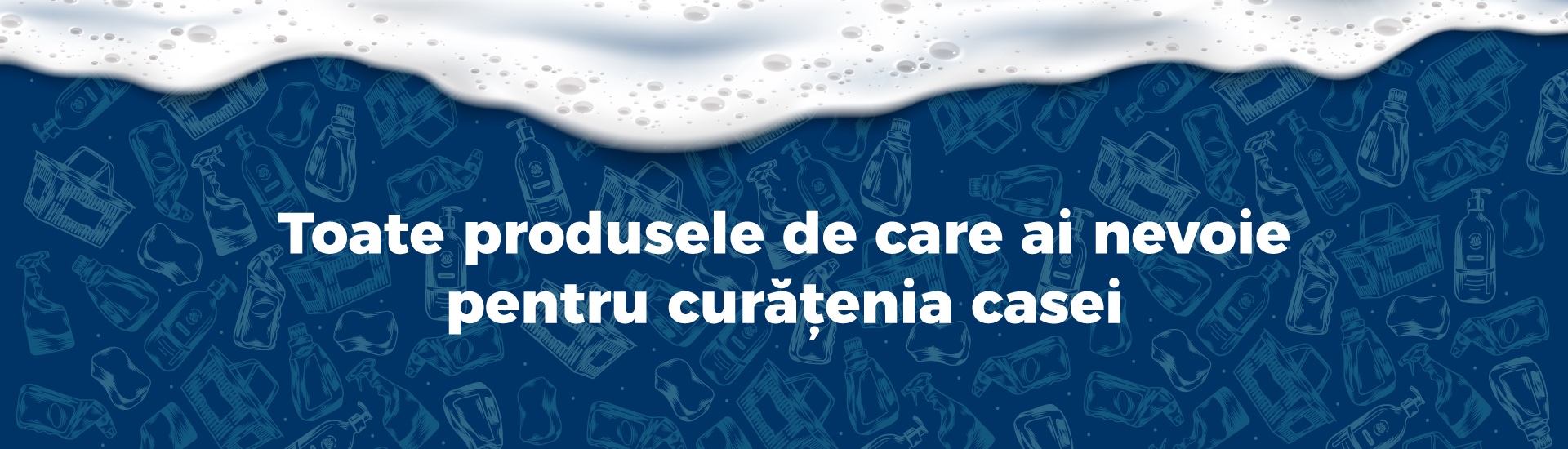 Toate produsele de care ai nevoie pentru curatenia casei