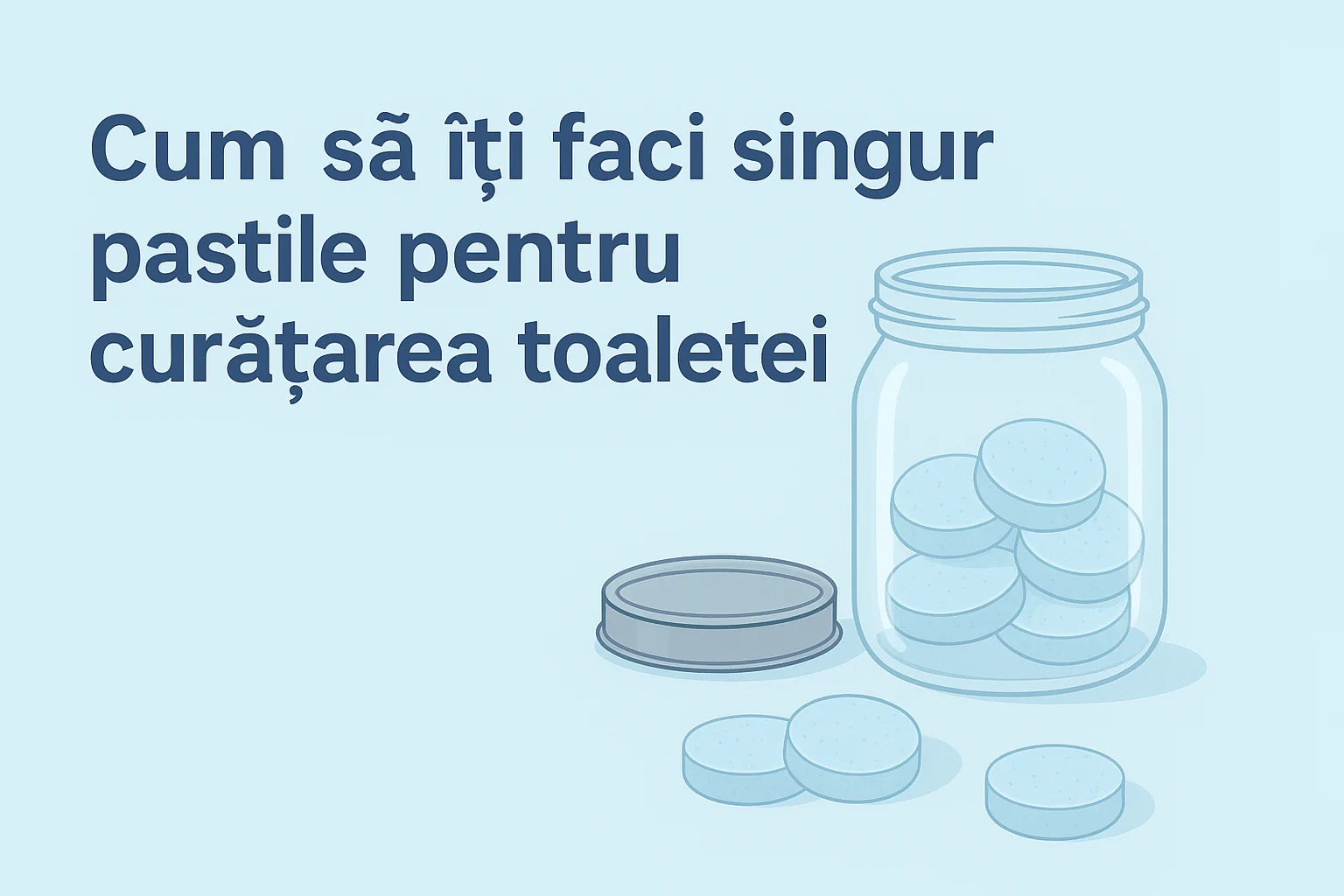 Cum să îți faci singur pastile pentru curățarea toaletei – igienizare, parfum și efect anticalcar