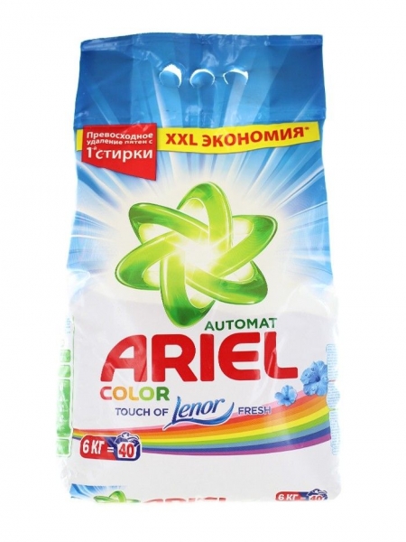 Ariel Detergent automat, 6 kg, 40 spalari, Touch of Lenor Fresh [1]