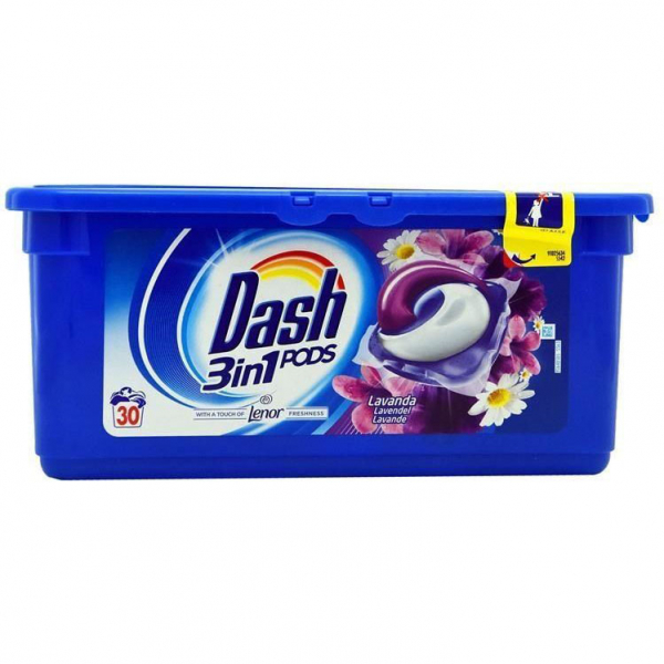 Dash Detergent capsule 3in1 PODS, 30 buc, Lavanda [1]